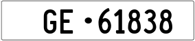 Truck License Plate